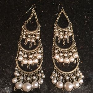 Pearl Dangle Earrings